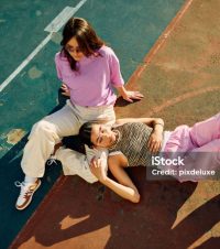 Relaxed Afternoon Hangout with Gen Z Friends at the Skate Park